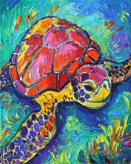 abstract-turtle-paint-by-numbers