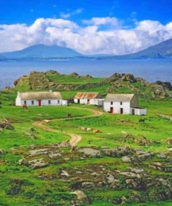 Aesthetic Irish scenery Paint by numbers