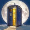 Aesthetic Tardis paint by numbers