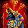 Anubis Ancient Egypt Paint by numbers