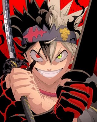 Asta Black Clover paint by numbers