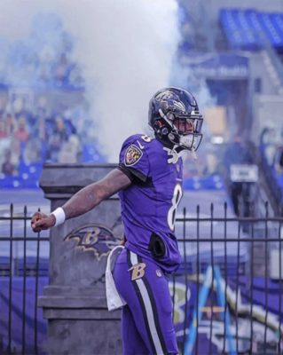 Baltimore Ravens Sport Paint by numbers