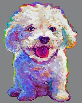 Aesthetic Bichon Paint by numbers