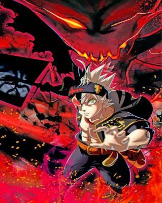 Black Clover Anime paint by numbers