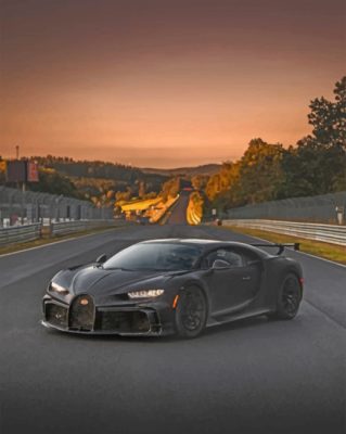 Buggati Chiron - Paint By Number - Paint by numbers