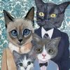 Cats Family paint by numbers