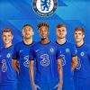 Chelsea FC Players Paint by numbers