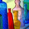 Colored Bottles paint by numbers