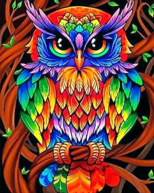 colorful-owl-paint-by-number