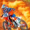 Cool Motocross Paint by numbers