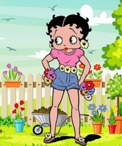 Adorable Betty Boop Paint by numbers