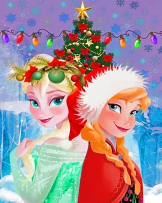 Frozen Princess Elsa Paint By Numbers - Numeral Paint Kit