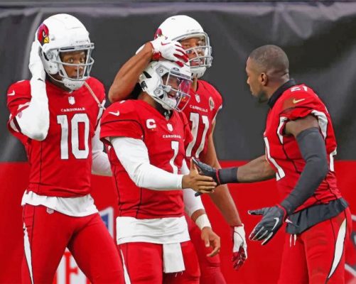 Arizona Cardinals Team Paint by numbers