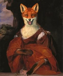 fox lady Paint by numbers
