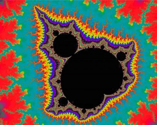 Fractal Chaos Paint by numbers