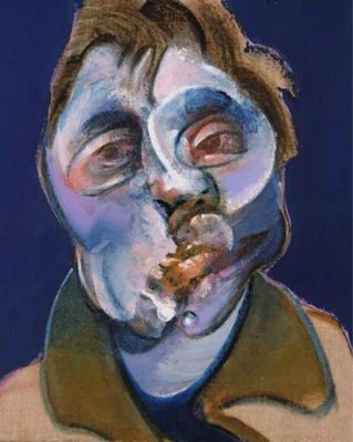 Francis Bacon Self Portrait paint by numbers