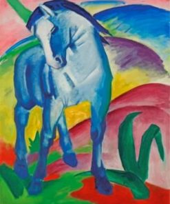 Horse By Franz Marc Paint by numbers