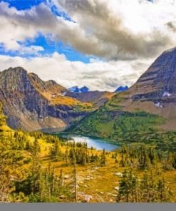 Glacier National Park Paint by numbers
