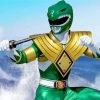 Green Power Ranger Hero Paint by numbers