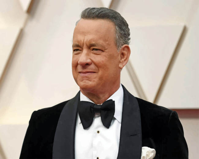 handsome-tom-hanks-paint-by-number