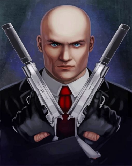 hitman-illustration-paint-by-numbers