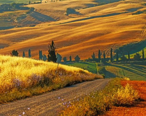 Italian Countryside Paint by numbers