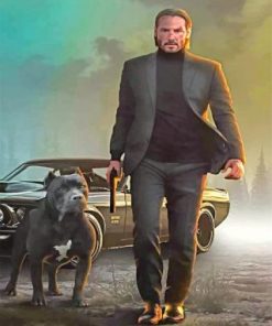 John Wick Paint by numbers