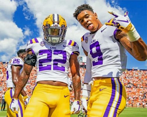Lsu Tigers Players Paint by numbers