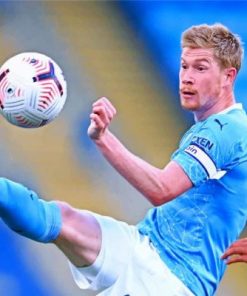 Man City Kevin De Bruyne Paint by numbers