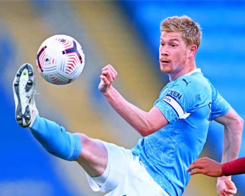 Man City Kevin De Bruyne Paint by numbers