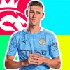 Phil Foden Man City Paint by numbers