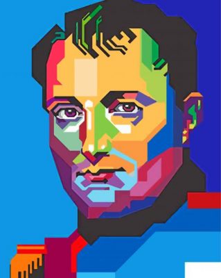 Napoleon Pop Art Paint by numbers