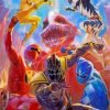 Power Rangers Illustration Paint by numbers