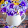 Pansy Flowers Paint by numbers