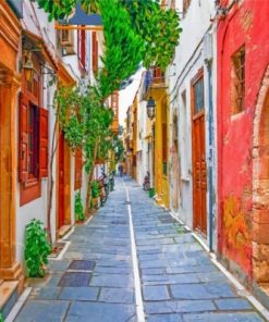 Rethymno Crete Greece Paint by numbers