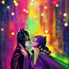 Romantic Batman And Catwoman paint by numbers