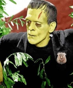 Scary Frankenstein Paint by numbers