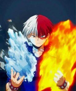 Shoto Todorki Anime Paint by numbers