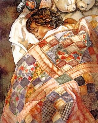 Sleepy Boy By Steve Hanks Paint by numbers