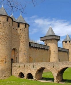 The City Of Carcassonne paint by numbers