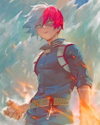 Todoroki MHA - Paint By Number - Paint by numbers