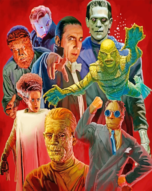 universal-monsters-paint-by-number
