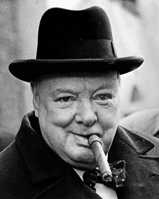 winston-churchill-smoking-paint-by-number