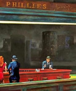 Late Dinner Nighthawks Paint by numbers