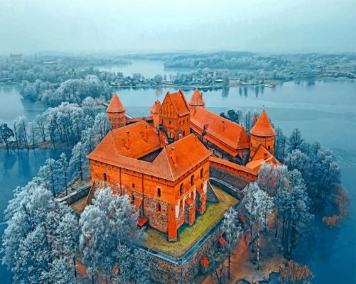 Lithuania Castle Paint by numbers
