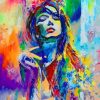 Abstract Girl Paint by numbers