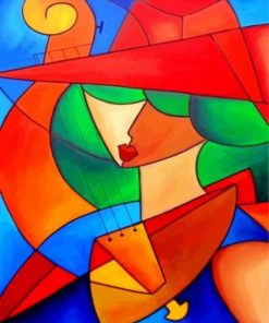 Abstract Woman Paint by numbers
