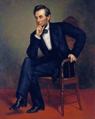 Aesthetic Abraham Lincoln Paint by numbers