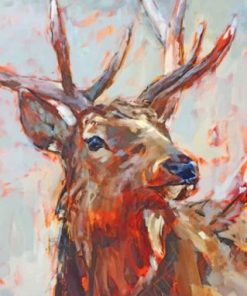 Aesthetic Abstract Deer Paint by numbers