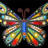Aesthetic Butterfly Paint by numbers